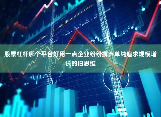 股票杠杆哪个平台好用一点企业纷纷摒弃单纯追求规模增长的旧思维