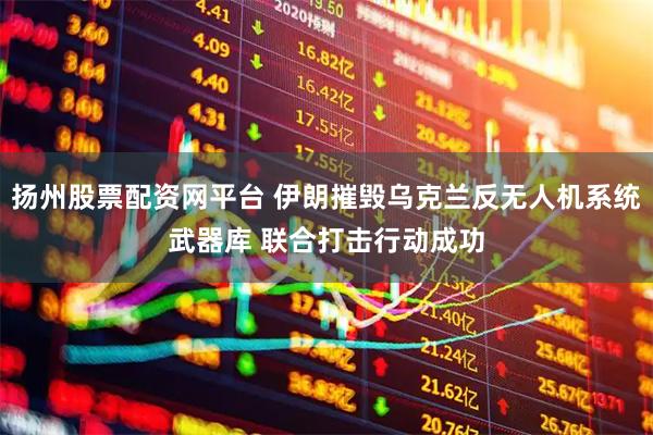 扬州股票配资网平台 伊朗摧毁乌克兰反无人机系统武器库 联合打击行动成功