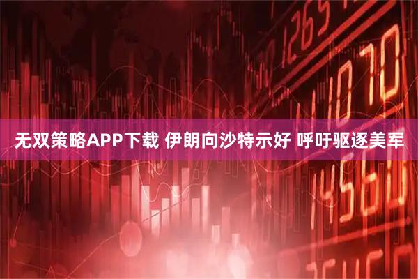 无双策略APP下载 伊朗向沙特示好 呼吁驱逐美军