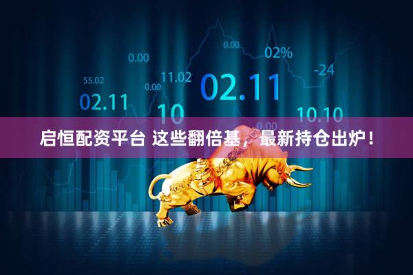 启恒配资平台 这些翻倍基，最新持仓出炉！